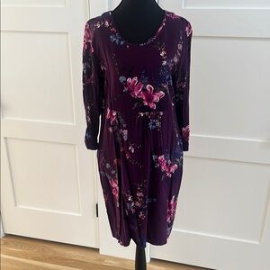 Floral Purple Dress